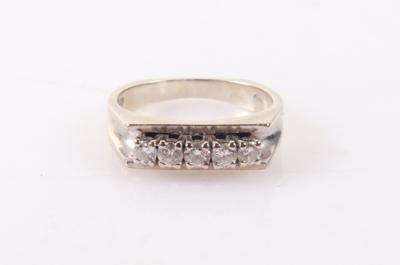 Brillant Ring zus. ca. 0,25 ct - Jewellery and watches