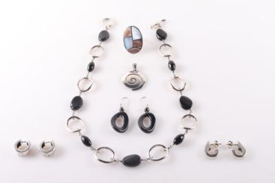 Konvolut Silberschmuck (9) - Jewellery and watches