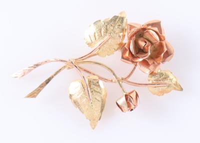 Brosche "Rose" - Schmuck und Uhren