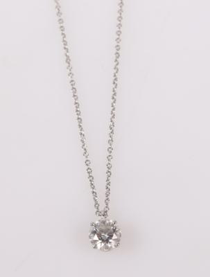 "Tiffany  &  Co." Brillantsolitär Collier ca. 0,85 ct - Aukce podzim klenoty a Hodinky