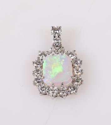 Brillant Opal Anhänger - Autumn auction jewellery and watches