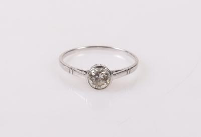 Brillantsolitär ca. 0,65 ct - Autumn auction jewellery and watches