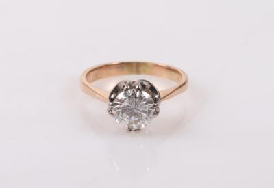 Brillantsolitär Ring ca. 1,65 ct - Autumn auction jewellery and watches