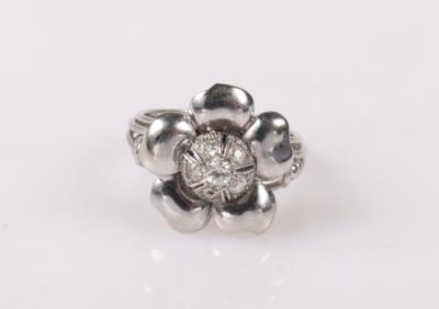 Diamant Damenring "Blüte" - Autumn auction jewellery and watches
