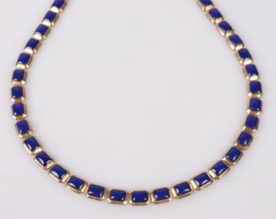 Lapis Lazuli (beh.) Collier - Autumn auction jewellery and watches