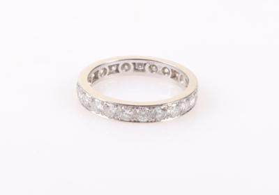 Memoryring zus. ca. 1,60 ct - Autumn auction jewellery and watches