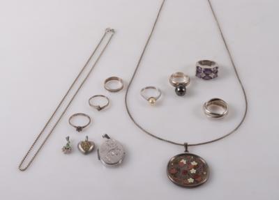 Schmuck-Konvolut (13) - Jewellery and watches