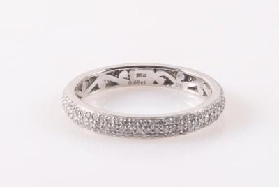 Brilllant Ring zus. 0,69 ct (grav.) - Schmuck und Uhren