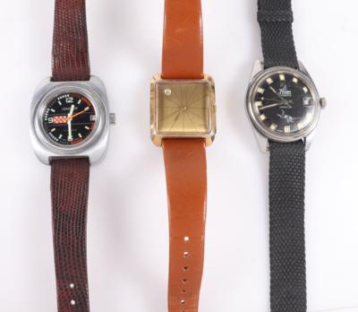 Konvolut 3 Armbanduhren - Schmuck und Uhren