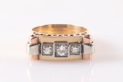 Altschliffbrillant Ring zus. 0,33 ct - Jewellery and watches