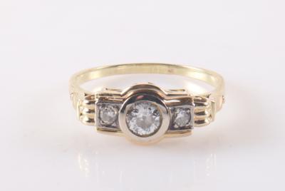 Altschliffdiamant Ring zus. ca. 0,45 ct - Jewellery and watches
