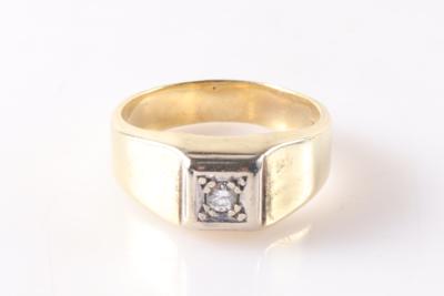 Brillantsolitär ca. 0,10 ct - Jewellery and watches