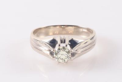 Brillantsolitärring ca.0,60 ct - Klenoty a Hodinky