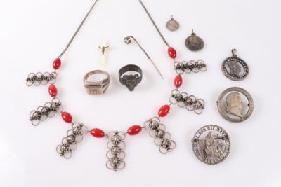 Schmuck-Konvolut (10) - Gioielli e orologi