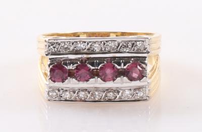 Diamant Rubin Ring - Jewellery and watches