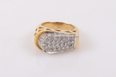 Moderner Brillantring zus. ca. 1,20 ct - Klenoty a Hodinky