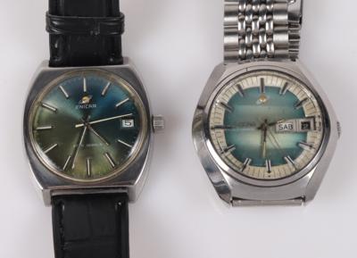 2 Armbanduhren "Enicar" - Jewellery and watches