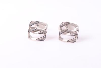 Brillant Menschenknöpfe zus. ca. 0,45 ct - Schmuck und Uhren