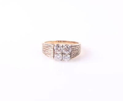 Brillantring zus. 0,99 ct - Klenoty a Hodinky