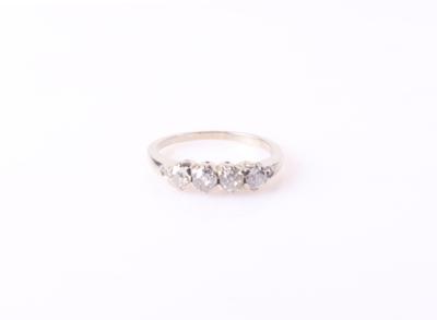 Diamantring zus. ca. 0,75 ct - Klenoty a Hodinky