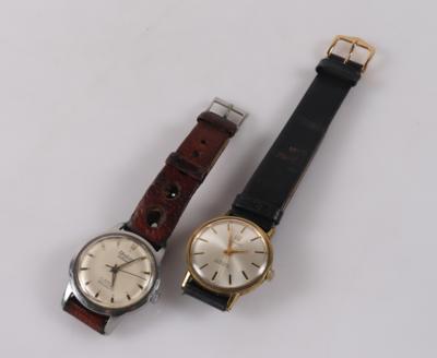 Union Soleure/Tissot - 2 Armbanduhren - Jewellery and watches