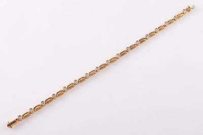 Brillantarmkette zus. ca. 0,90 ct - Weihnachtsauktion Schmuck und Uhren