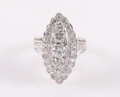 Brillant Diamant Ring zus. ca. 2,15 ct - Klenoty a Hodinky