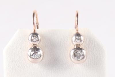 Diamant Ohrringe zus. ca. 0,40 ct - Schmuck und Uhren