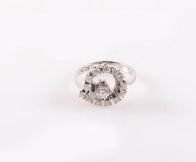 Brillant Damenring zus. 0,85 ct (graviert) - Schmuck und Uhren