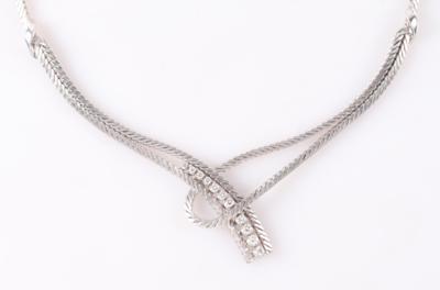 Brillant Collier zus. ca. 0,52 ct (grav.) - Gioielli e orologi