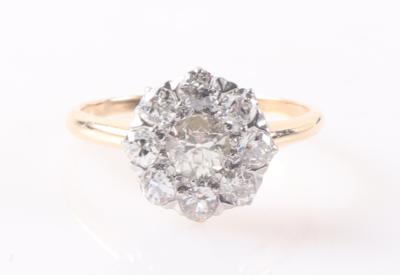 Diamant Damenring zus. ca. 0,95 ct - Gioielli e orologi