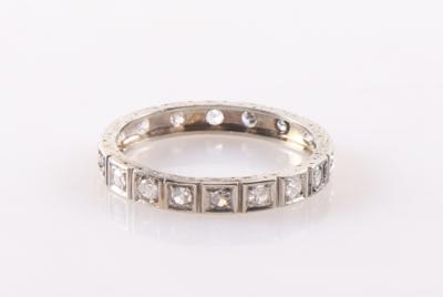 Diamant Memoryring zus. ca. 0,40 ct - Jewellery and watches