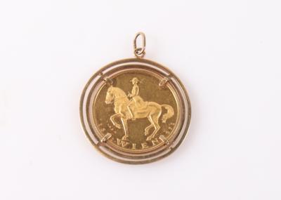 Medaillenanhänger "400 Jahre Spanische Hofreitschule" - Jewellery and watches