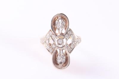 Brillant Damenring zus. ca. 0,50 ct - Gioielli e orologi