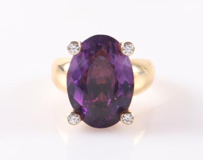 Brillant Amethyst Damenring - Gioielli e orologi