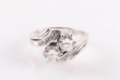 Brillant Diamantring zus. ca. 1,30 ct - Schmuck und Uhren