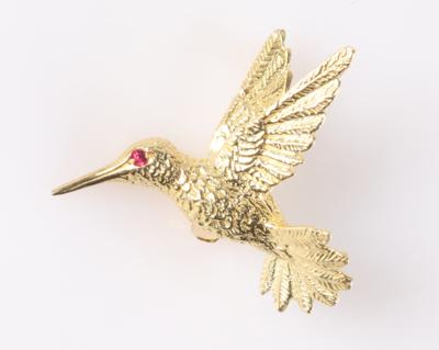 Brosche "Kolibri" - Schmuck und Uhren