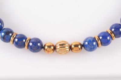 Lange Lapis Lazuli Halskette - Schmuck und Uhren