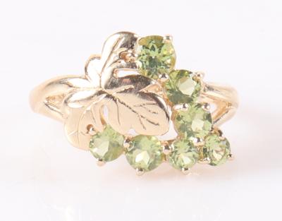 Peridot Damenring "Weintrauben" - Jewellery and watches