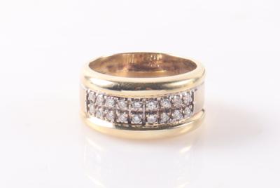 Brillant Damenring zus. ca. 0,35 ct - Jewellery and watches