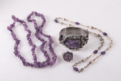 Konvolut Amethystschmuck (4) - Gioielli e orologi