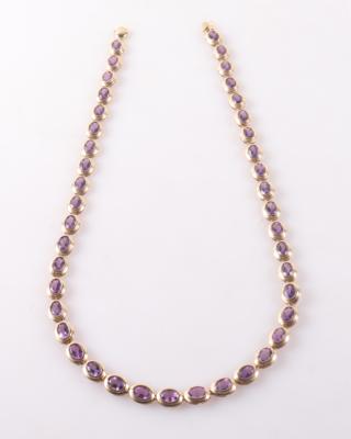 Amethystcollier - Jewellery and watches