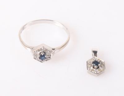 Diamant Saphir Schmuck-Set (2) - Gioielli e orologi