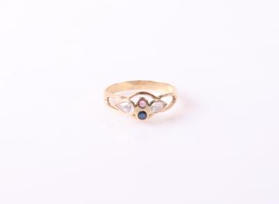 Rubin Saphir Ring - Klenoty a Hodinky