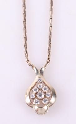 Brillant Collier zus. ca. 0,50 ct - Gioielli e orologi