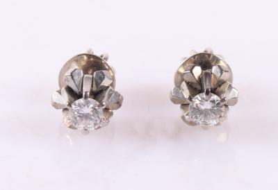 Brillant Ohrschrauben zus. ca. 0,35 ct - Klenoty a Hodinky