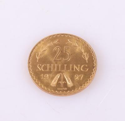 Goldmünze 25,-- Schilling 1927 - Jewellery and watches