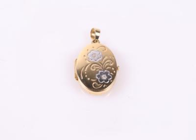 Ovales Medaillon "Blumen" - Gioielli e orologi