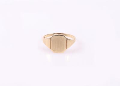 Ring mit ungravierter Platte - Jewellery and watches