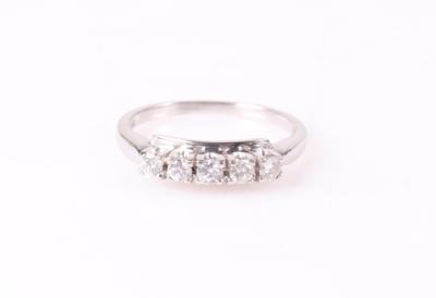 Brillant Damenring zus. ca. 0,35 ct - Schmuck und Uhren